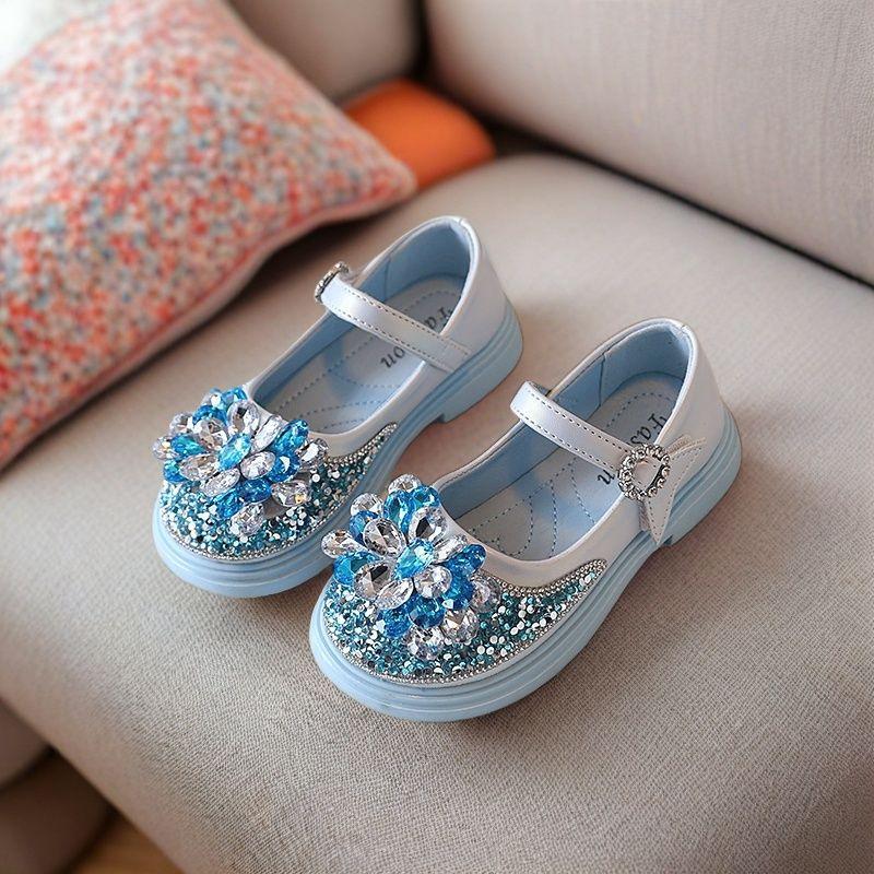 

Весенне-осенние новые удобные туфли из лакированной кожи на мягкой подошве для девочек 36 синий