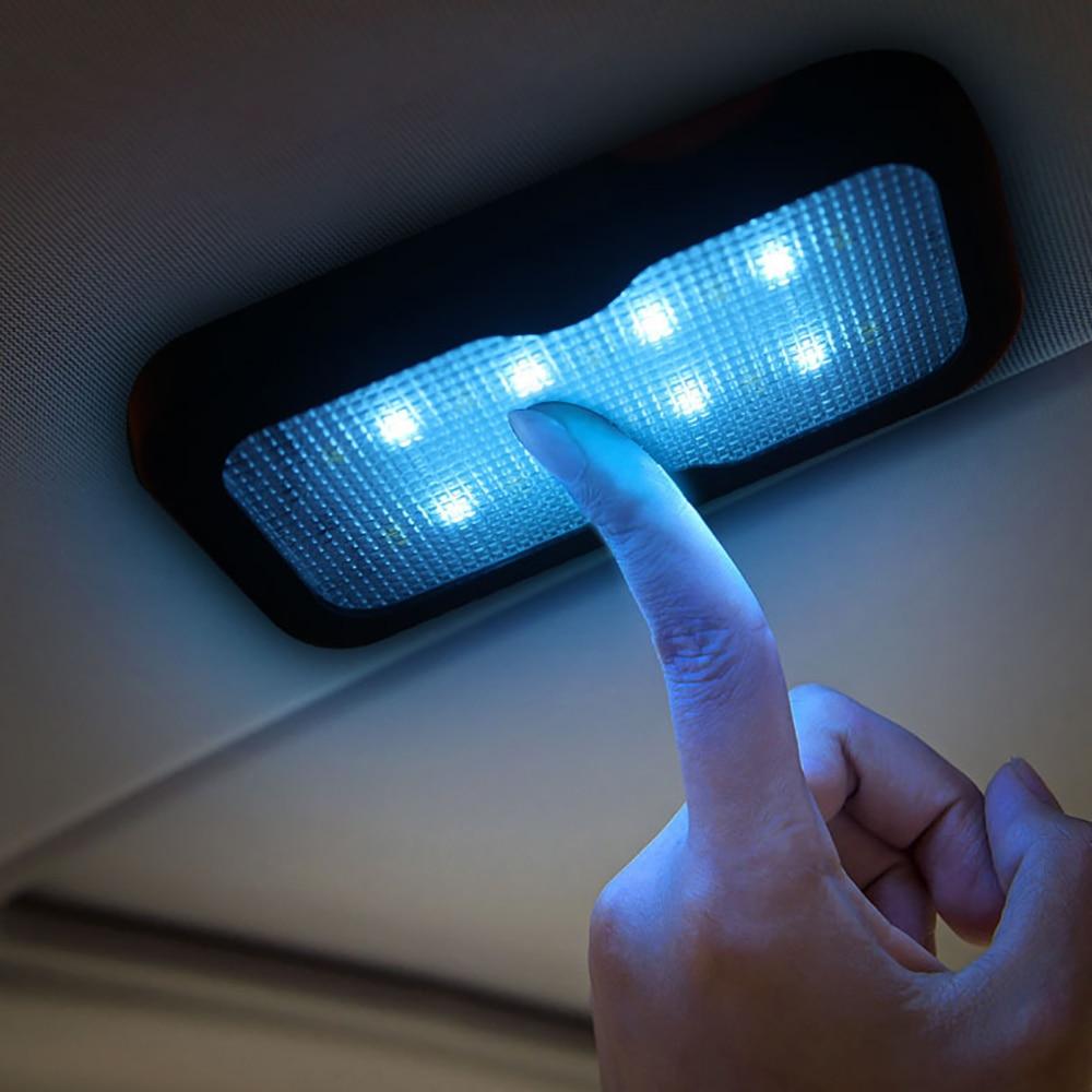 Car Interior Light LED Light Car Ceiling Reading Light Magnet Ceiling Lamp Universal Vehicle Interior USB ChargingAA