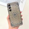 Perski Dywan Wzór Kwiatowy Etui na Telefon Dla Samsung S25,S24,S21,S22,S23,S30,Ultra,S20,Plus,Fe,Lite,Note,10,9,5G Czarne Pokrowiec