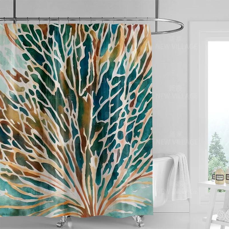 Nowoczesna Sztuka Graffiti Zasłona Prysznicowa garnitur Wodoodporna Zasłona 12 Haczyk Styl Skandynawski Łazienka Wanna Podwójnego Użytku Zasłona Prysznicowa