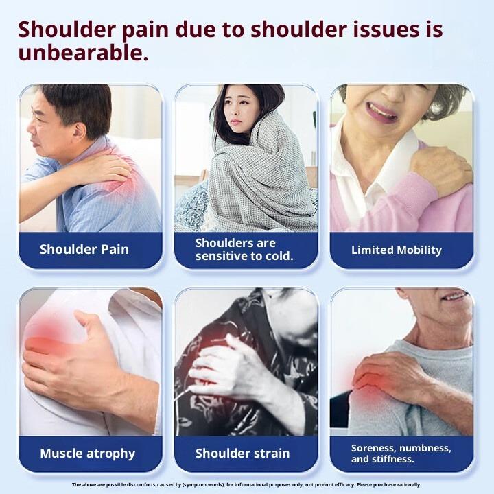 Adesivos para Ombro Congelado e Torcicolo - 12 unidades Adesivo de Acupuntura para Terapia de Calor - Dura 8 Horas