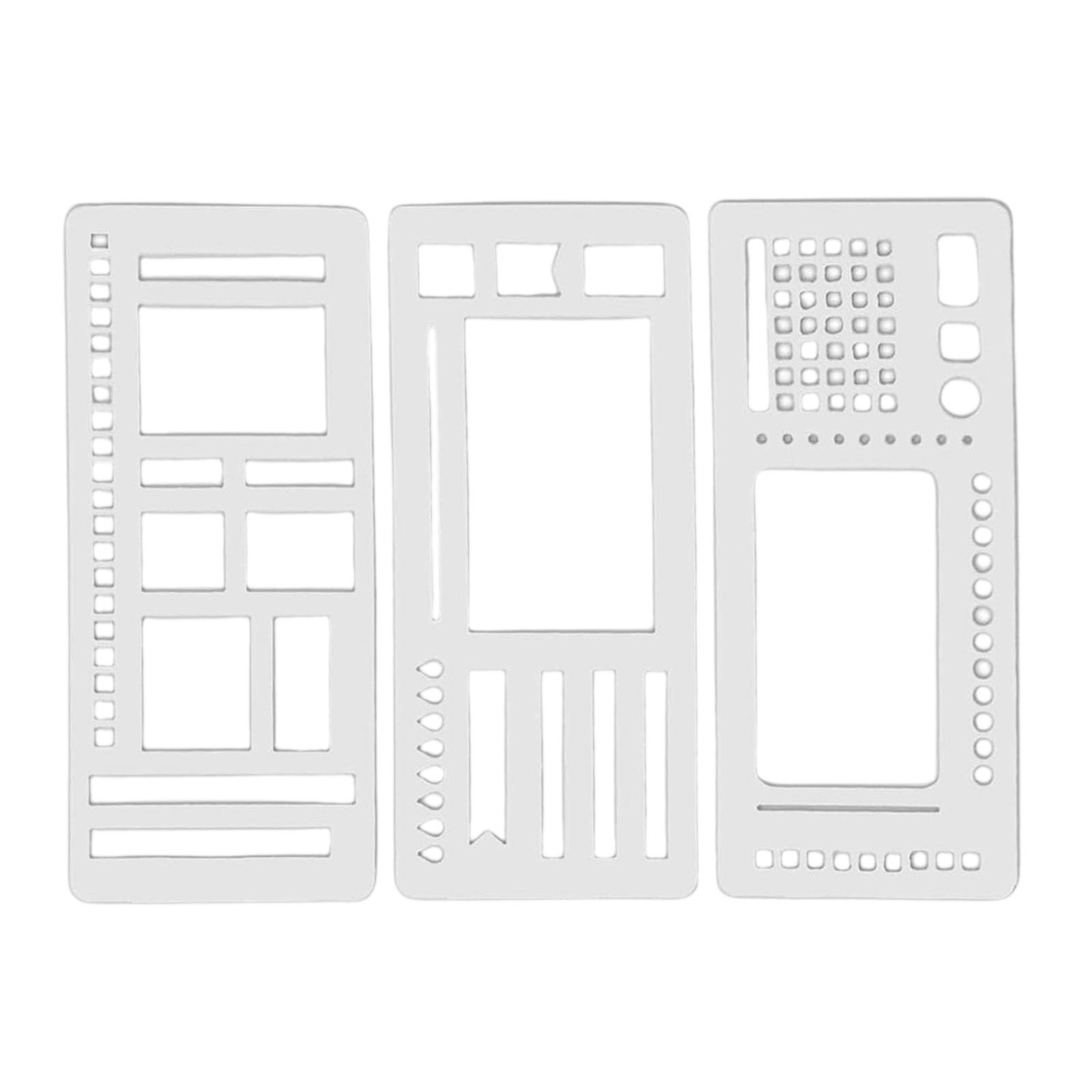 

Гибкий шаблон для записи ручной работы, гибкая линейка с шаблонами для записи One Size