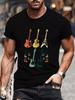 Retro Guitar T-Shirt Music Lover Guitar Player Gift Unisex Guitarist Tee Top