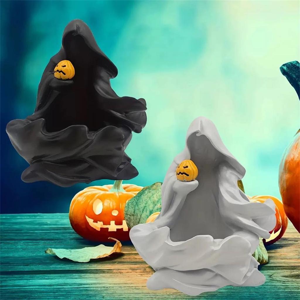 Halloween Mist Meditation Ornament Sitting Black Decorations Ornament Ornament House Design Decoration