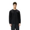 Calvin Klein Cotton Crew Neck Long Sleeve T-Shirt Men Tops Space-Black J324494