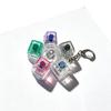Led Keyboard Keychain Fidget Toys  Clicker Sensory Toy For Stress Relief Keyboard Keychain Fidget Gadget For Adults Kids