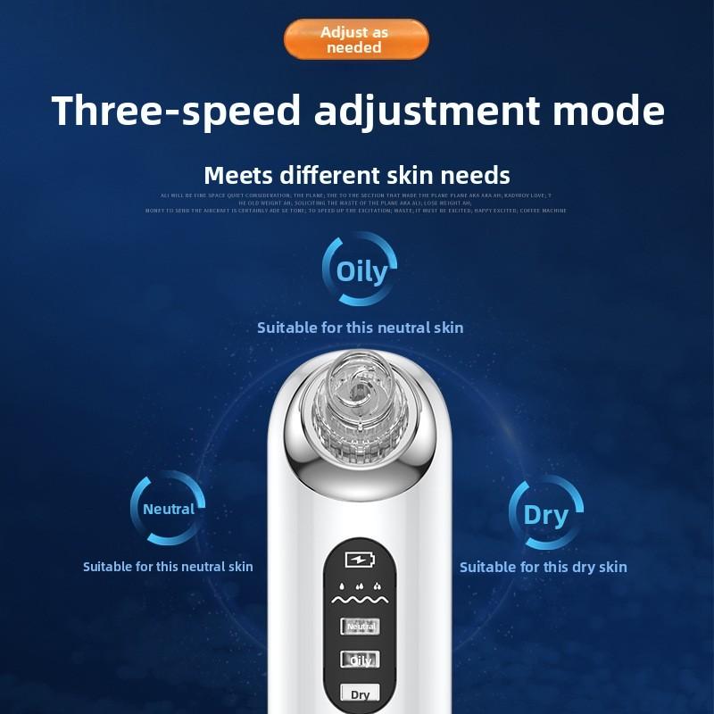 Small Bubble Blackhead Absorber, Handheld Electric Blackhead Removal, Household Facial Cleansing, Hydration Introducer, Oxygen Injection Instrument