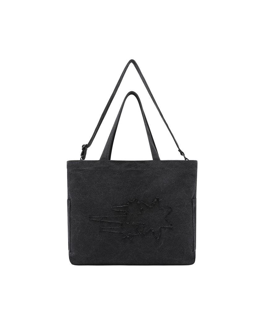 Niceghostclub 3Star Raw Edge 2Way Big Bag_Charcoal(Ng2Gsuab44A)