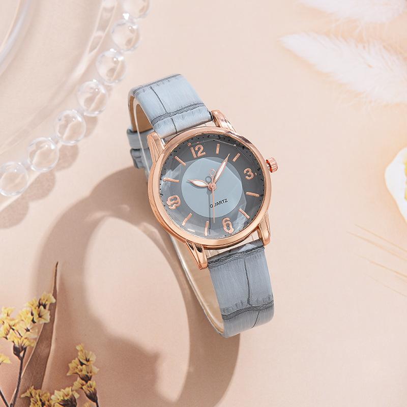 Fashion PU Strap Women's Quartz Watches Best Gifts Diamond Wristwatches for Girlfriend,Family,Friend