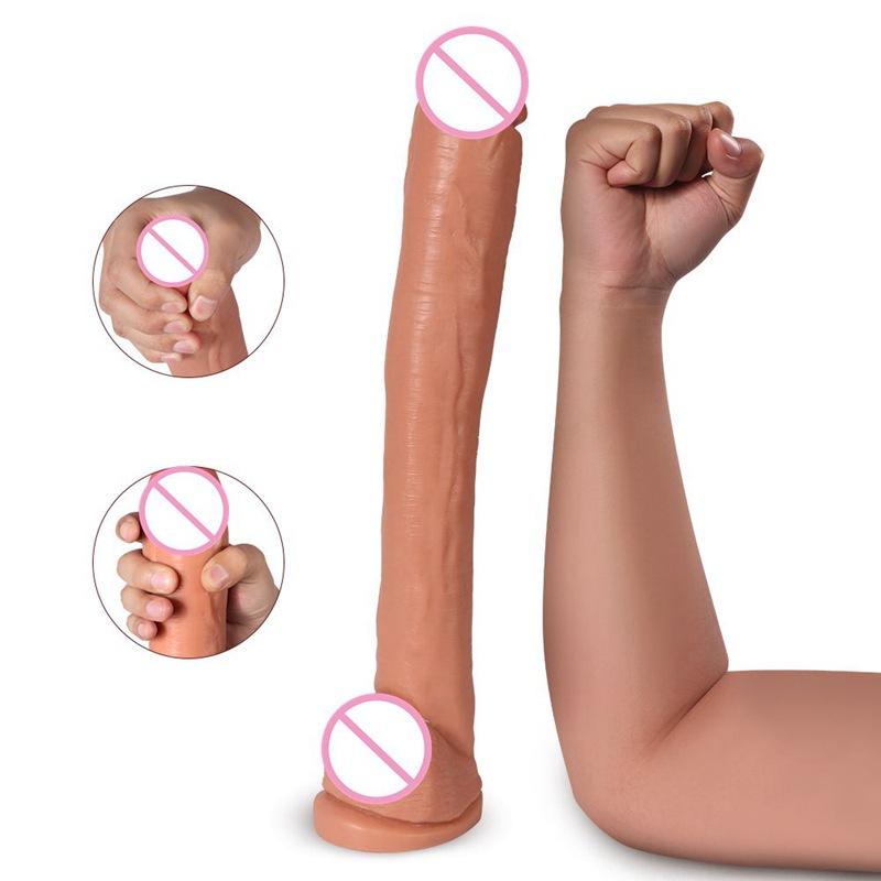 Super Thick Long Strong and Giant Root Simulation Penis Large Stallion Shaped 40cm Simulation Penis