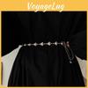 Stylish Metal Rhinestone Waist Chain For Women Perfect For Casual Dresses And Jeans