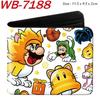 Super Mario Cartoon Full-Color Print Bi-Fold Wallet Anime Student Unisex Short Purse
