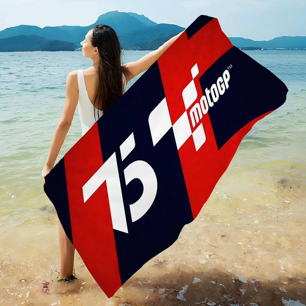 Moto Gp Motorcycle Racing Beach Towel Colorful Bath Towels For Girl Microfiber Quick Dry Sand Free Beach Yoga Spa Gym Pool