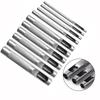 10 Pcs Leather Hole Punching Tools Leather Hollow Drilling Puncher Kit 1-10mm Sewing Craft Leather Working Tools