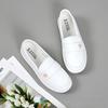 Women's Shoes Lihghtweight Pu Leather Casual Shoes Soft Sole Comfort Nursing Shoes Classic Slip on Women's Loafers Zapatos Mujer