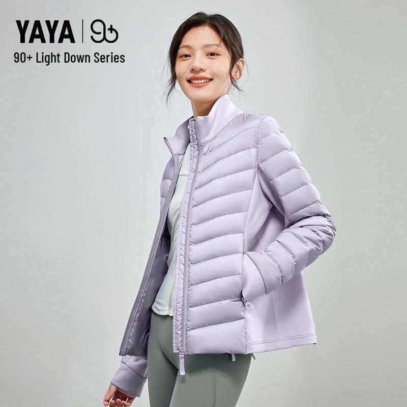 YAYA Women s 90+ Lightweight Stand-Up Collar Goose Down Jacket XL