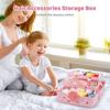 Lockable Hair Accessories Organizer Multipurpose Multi-Layer Girls Jewelry Box  Makeup