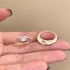 Xiaohongshu Stijl Zirkonia Planeten Ring: Elegante en modieuze dames statement piece