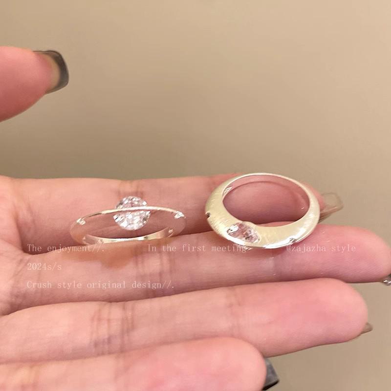 Xiaohongshu Stijl Zirkonia Planeten Ring: Elegante en modieuze dames statement piece