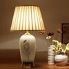Hand-Painted Chinese Ceramic Table Lamp - Retro Warm Style for Living Room or Bedroom