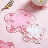 Sakura Style Coasters Heat Insulation Mats Tea Cup Mats Milk Cup Coasters Anti Slip Mats Household Heat Resistant Table Mats