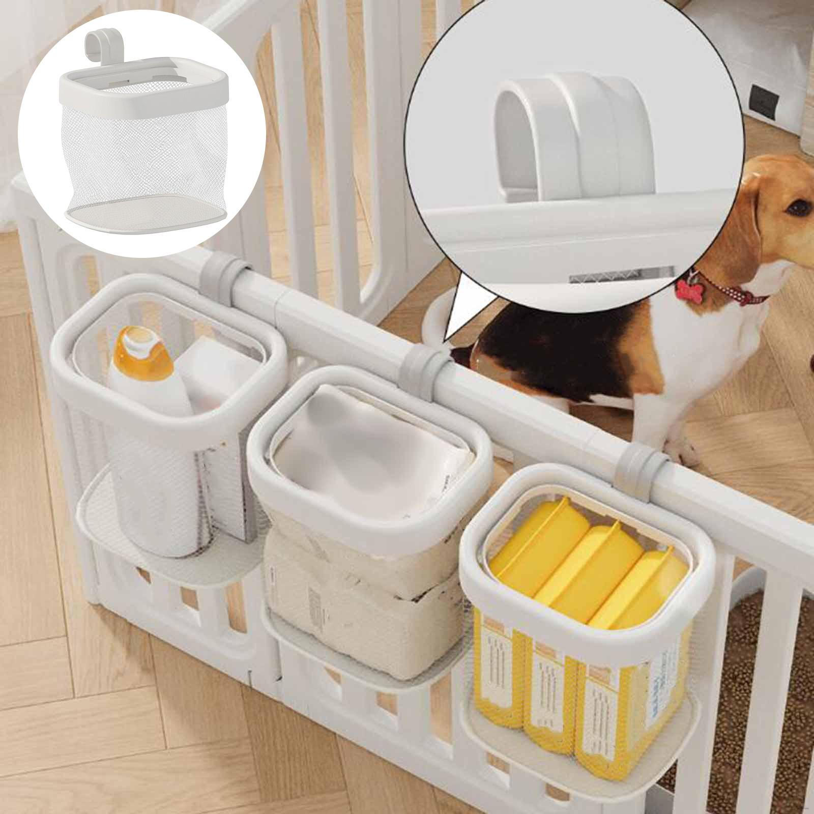 Pet Fence Dog Toy Storage Basket Organizer Organization Breathable Multipurpose Hanging Bag Puppy