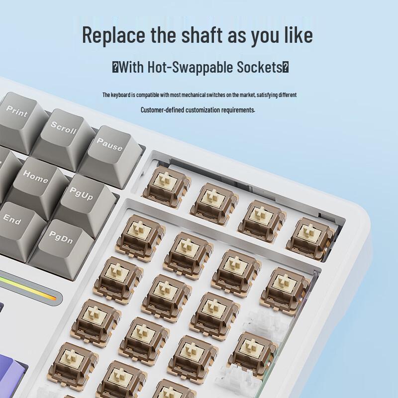 AULA F108 Triple-Mode Custom Mechanical Keyboard