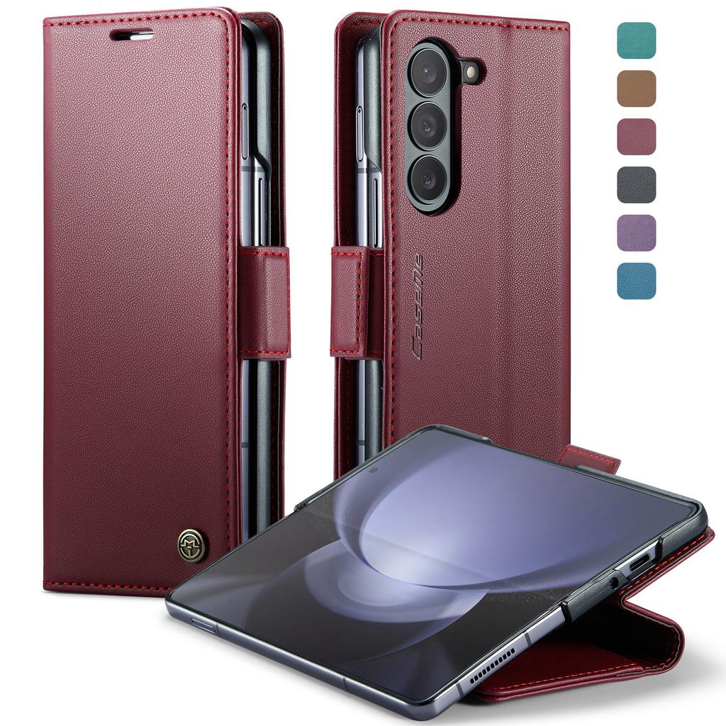 Compatible with Samsung Z Fold6 Phone Case, Z Fold8 Card Slot Protective Case, Anti-theft Phone Cover, Anti-drop