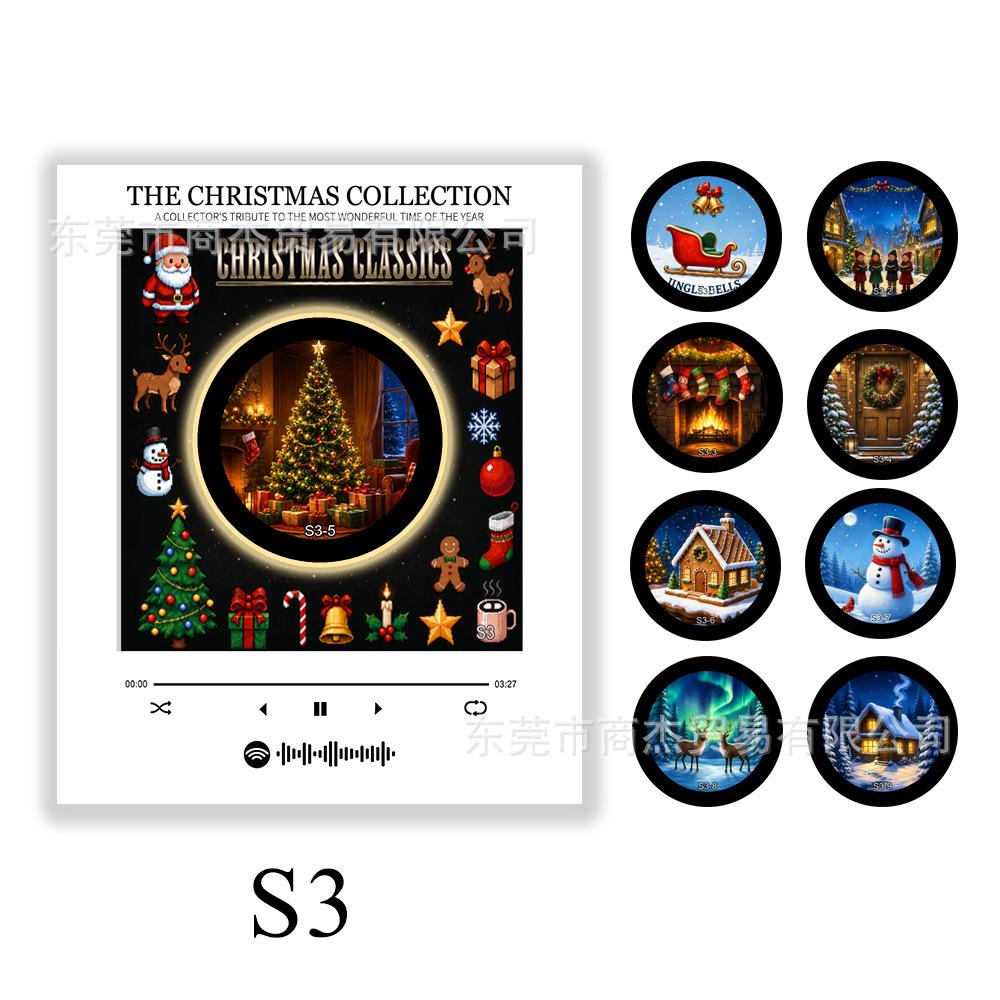 Christmas Vinyl Player Fridge Record NFC