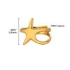 Stainless Steel Geometric Irregular Snake Ring