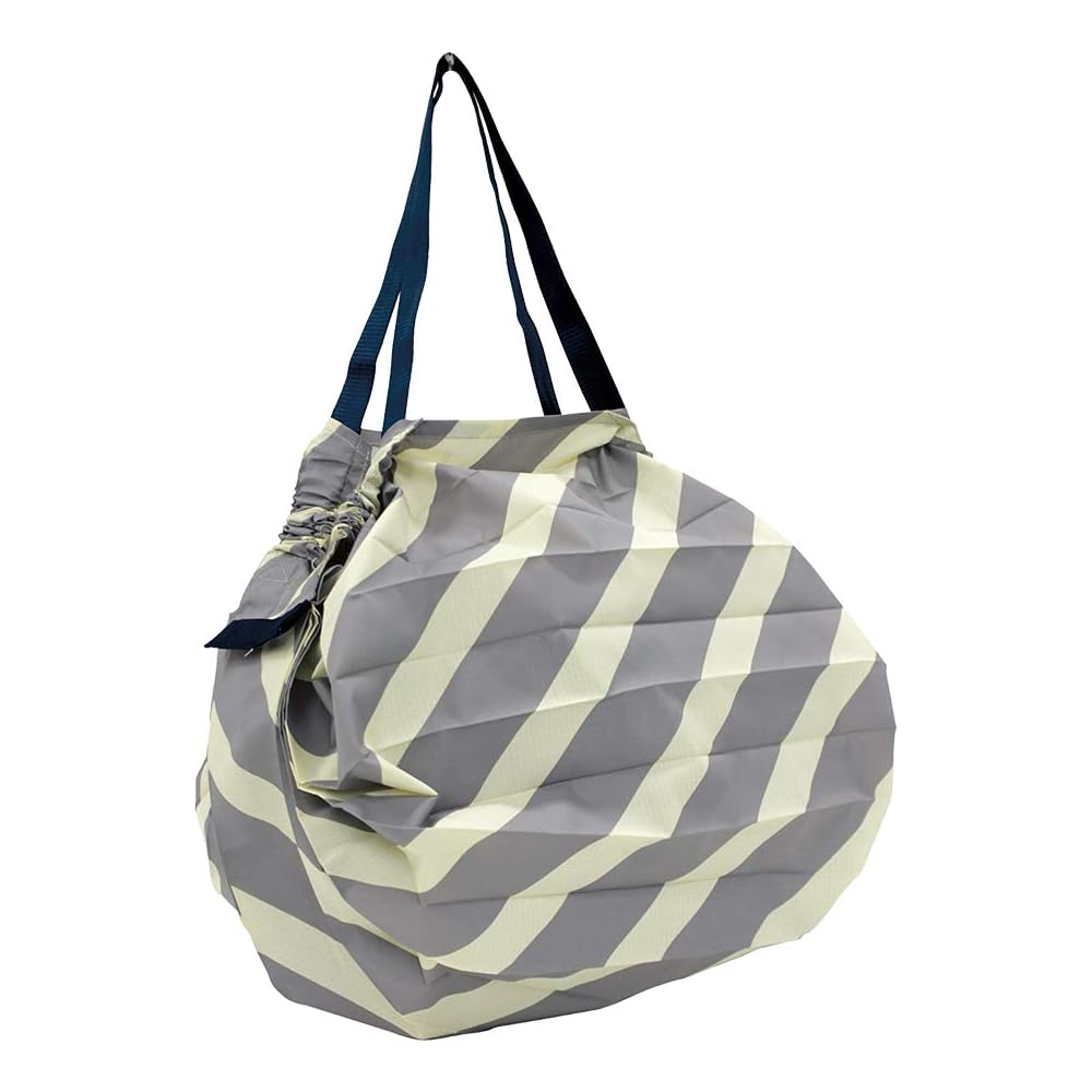 MARNA Shupatto Compact Bag M Diagonal Stripe - Folds up in an instant eco bag S411ST