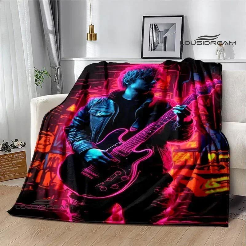 Sänger Ed Sheeran bedruckte Decke Warme Flanelldecken Weiche und bequeme Decke Bettwäsche Decken für Betten Geburtstagsgeschenk