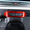 For Kia EV4 2025 2026 Carbon Fiber Style USB Port Charger Socket Frame Cover Trim Accessories LHD