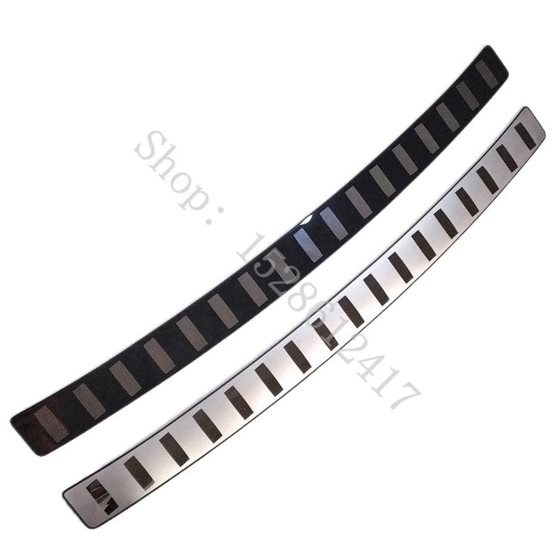 For Mercedes-Benz GLC X253 2016 2017~2022 Stainless Steel Car Rear Bumper Protector Sill Trunk Tread Plate Trim Car Accessories