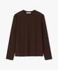 POLYGRAM Daily Wrinkle Side Slit Long Sleeve T-Shirt - 5 Colors