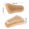 Original Wood Fingernail Toenail Scrub Brush Wooden Pedicure Manicure Cleansing Brush  Nail Shops