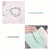 DIY Stainless Steel 12mm Time Gem Bracelet Base Tray Ornament