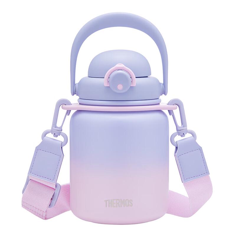 THERMOS 950ml Kids' Large Capacity Insulated Straw Bottle