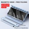 Magnetic Plating Double Hinge Full Body Pen Slot Case+Glass for Samsung Galaxy Z Fold 8 Ultra 7 6 5 Cover with Screen Glass Film