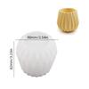 Artistic Silicone Planter Creating Mold DIY Concrete Faceted Pots Candle Holder Mold for Home Decors Enthusiasts