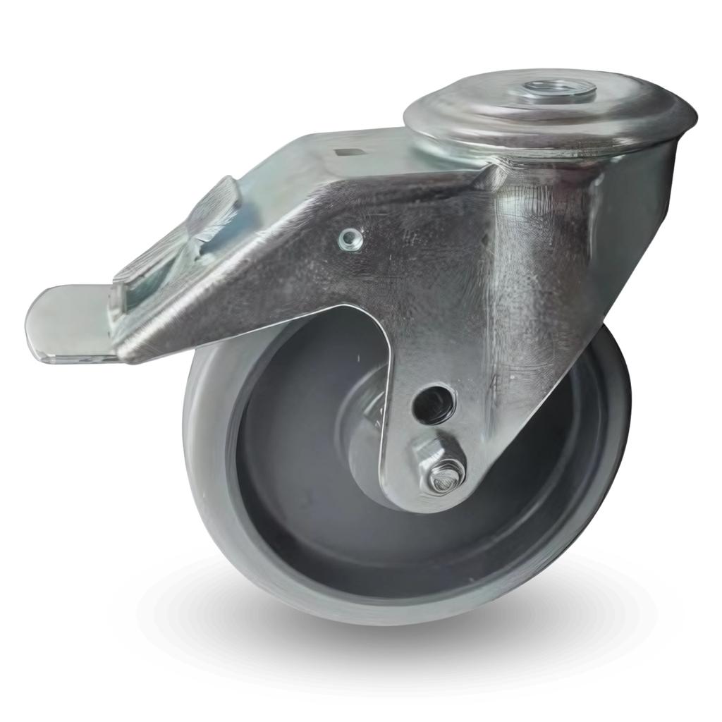 Swivel Wheel, Wheel Set, Brake, 125mm, 110kg, BPPE 1255, Ecoforma