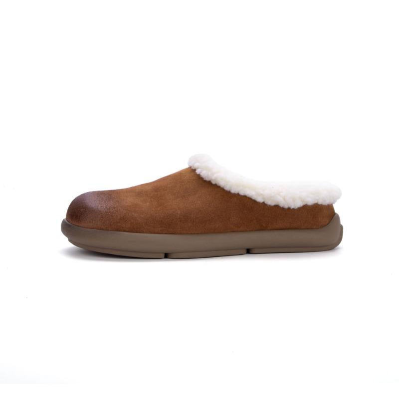 

Плоские ретро-туфли Mueller на толстой подошве, полутапочки, женская обувь 40 коричневый