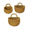 Imitation Rattan Storage Basket Wall Planter Holder Storage Bin Hanging Basket for Home Garden Living Room Farmhouse Onions