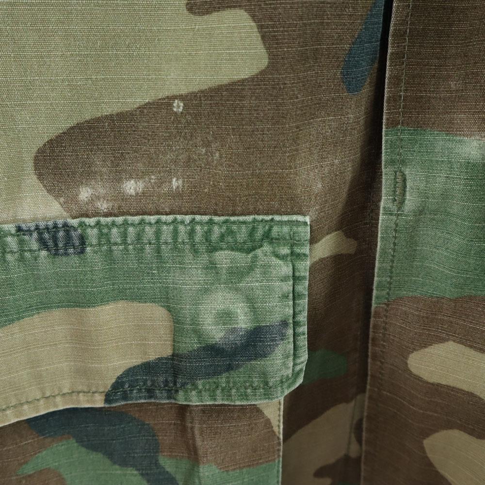 US ARMY Old Woodland duck Military jacket S khaki camouflage Men's Used