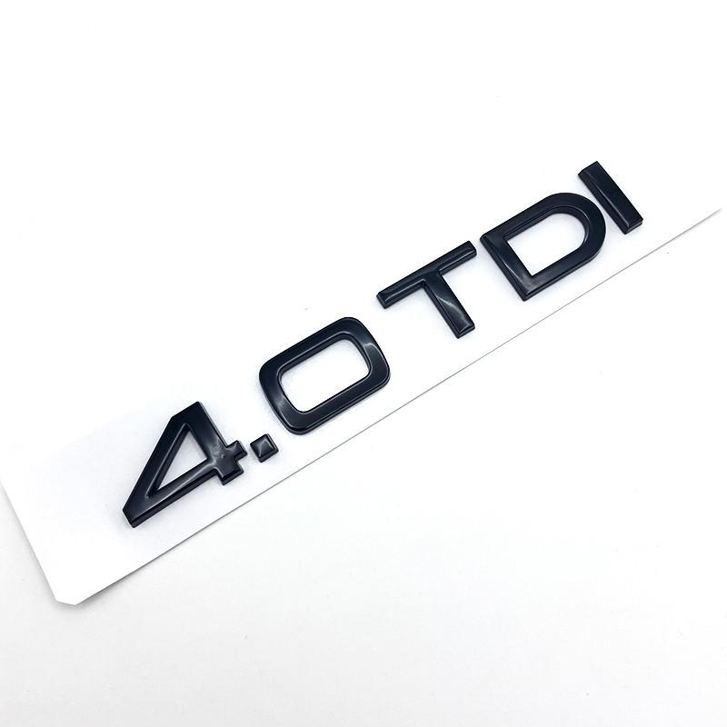 3D ABS Letters 2.0TDI 2.5TDI 3.0TDI 35TDI 40TDI 45TDI 50TDI Emblem for Audi A1 A3 A4 A5 A6 A7 A8 Q2 Q3 Q5 Q7 Car Trunk Sticker