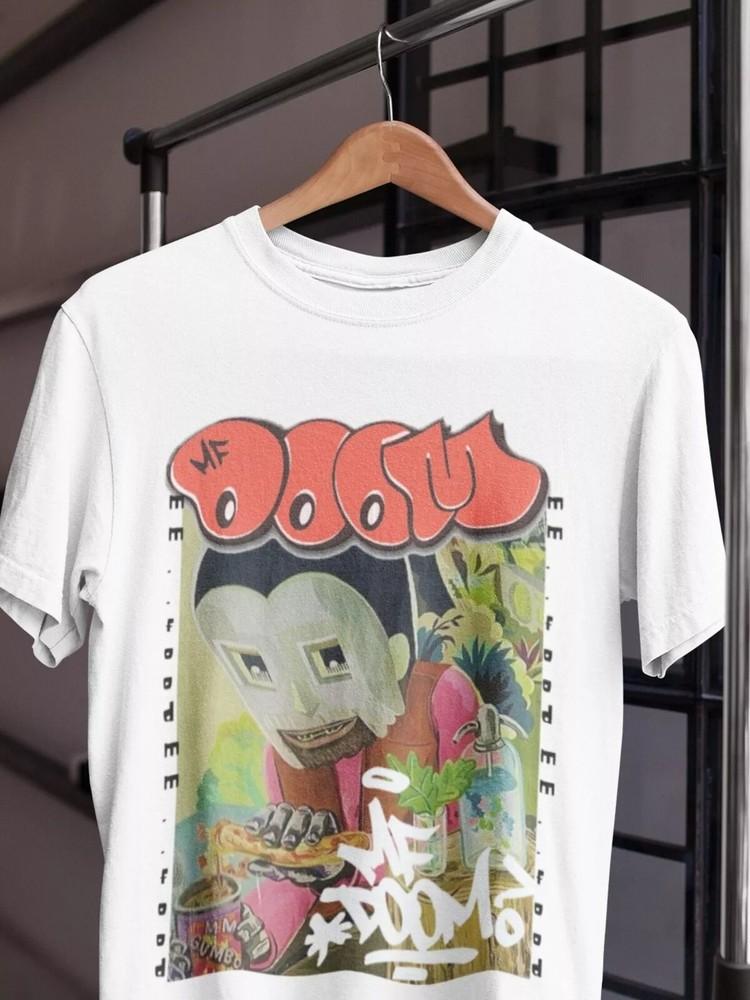 Mf Doom Shirt, Mf Doom White Rap Hip Hop T-shirt 100% Cotton Unisex S-5XL Unisex T-Shirt S