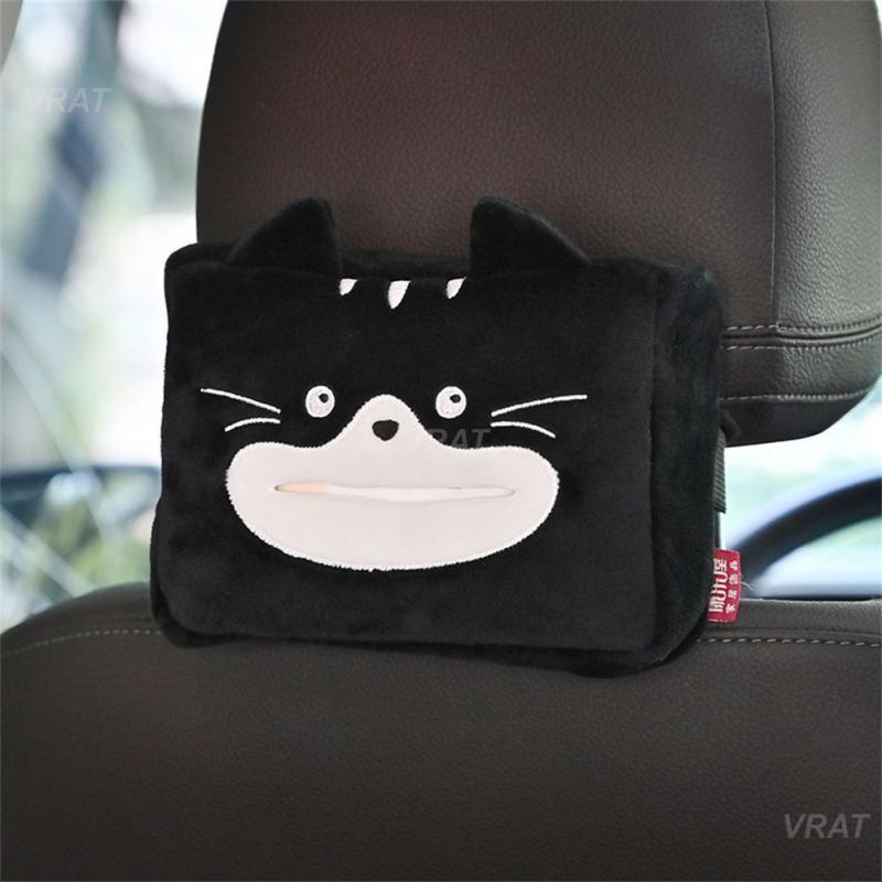 Animal Decoration Bracke Lovely Cartoon Portable Universal For Auto Home Room For Car Seat Car Interior Tissue Box Creative Cute