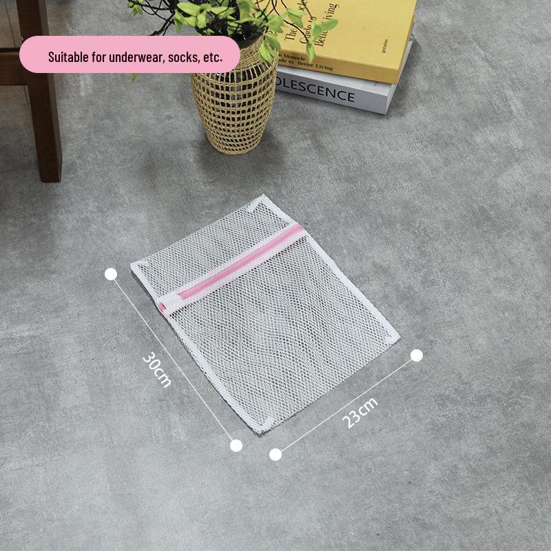 Pink Mesh Laundry Bag for Machine Wash - Anti-Deformation Clothes Care for Bras & Sweaters