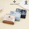 Minimalist Flower Pattern Women Double Fold Square Wallet With Card Slot For Daily Use And Antitheft Protection