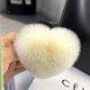 Korean cute Rex rabbit hair band ponytail headrope Internet celebrity high sense hair rope plush love headgear autumn and winter women